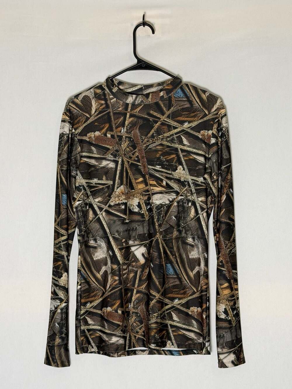 Camo Girl Long Sleeve Hunting Shirt Size L Reeds Marsh Camo
